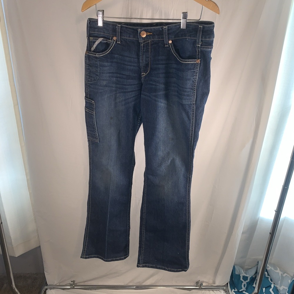 Ariat Rebar Pant Mens 31x30 Jeans  M4  Low Rise Boot Field  Stretch‎ Carpenter